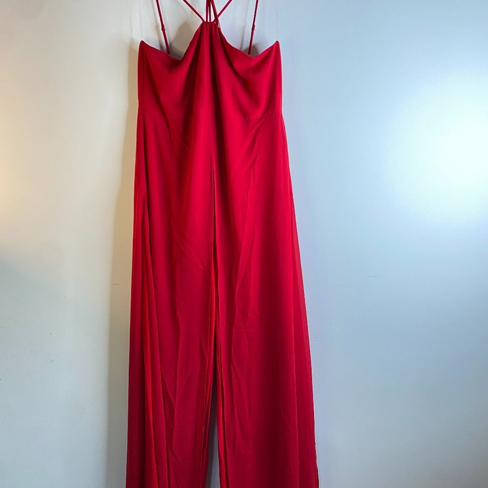 Fashion Nova Red Jumpsuit Size 2X